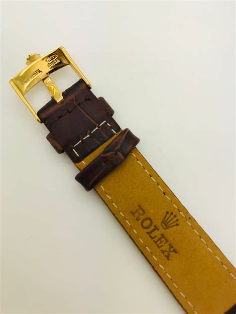 leather strapped rolex|rolex leather strap for women.